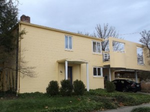 Unreinforced masonry walls, wood joists